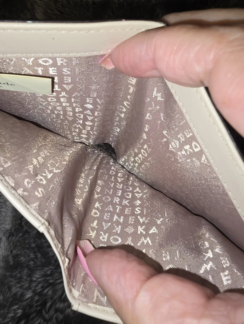 Kate Spade Creme Compact Medium Wallet